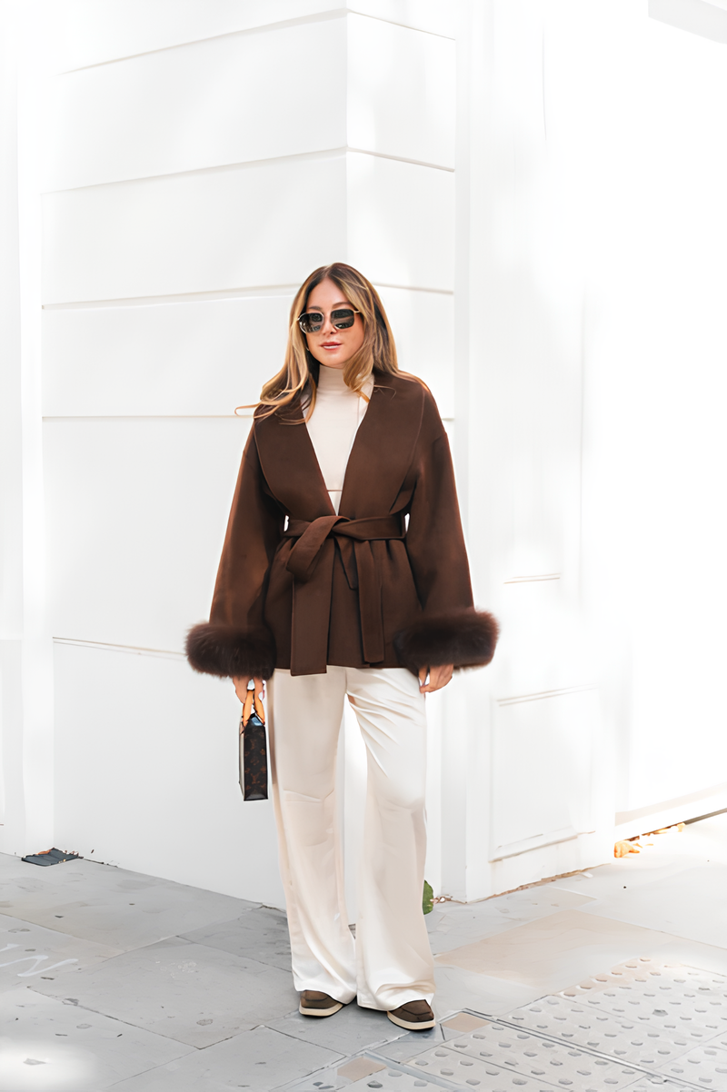 Fur-Cuff Jacket