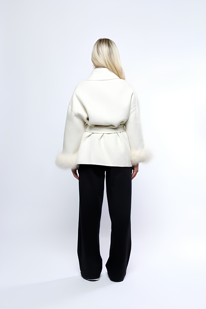 Fur-Cuff Jacket