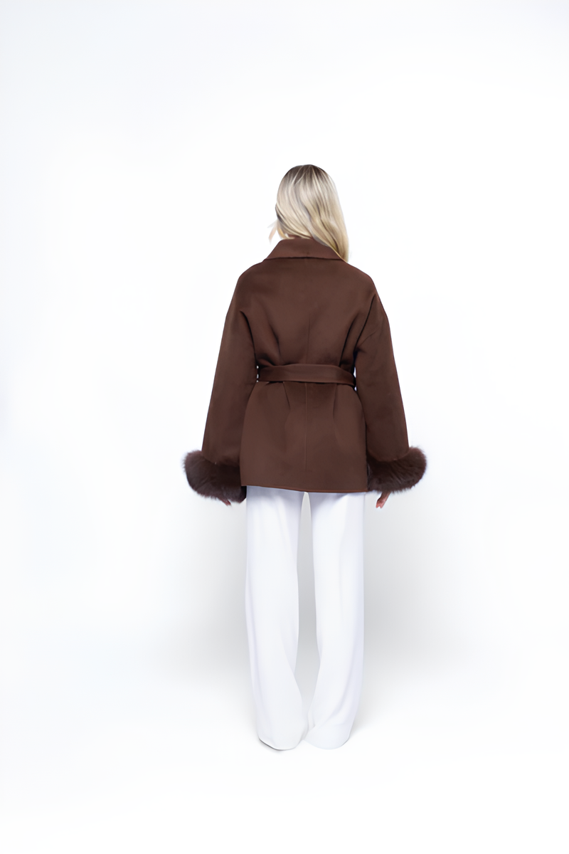 Fur-Cuff Jacket