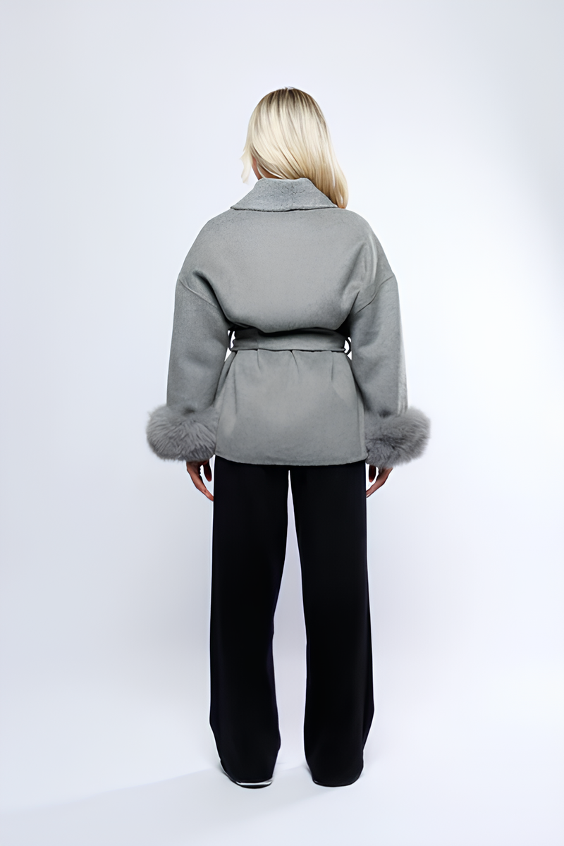 Fur-Cuff Jacket
