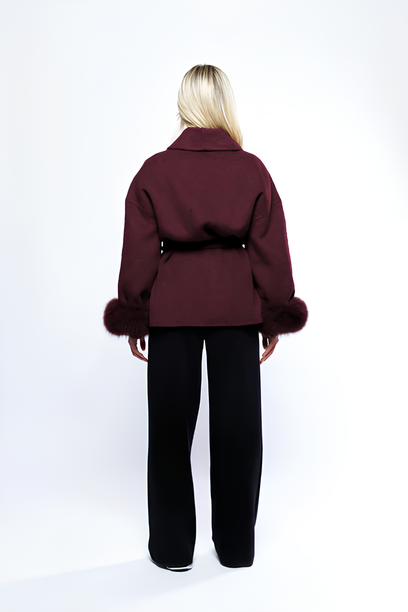 Fur-Cuff Jacket