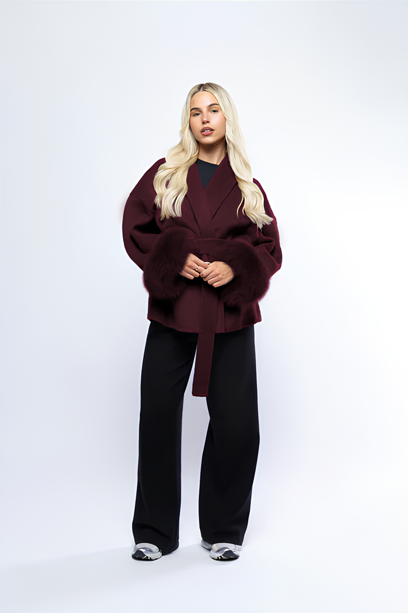 Fur-Cuff Jacket