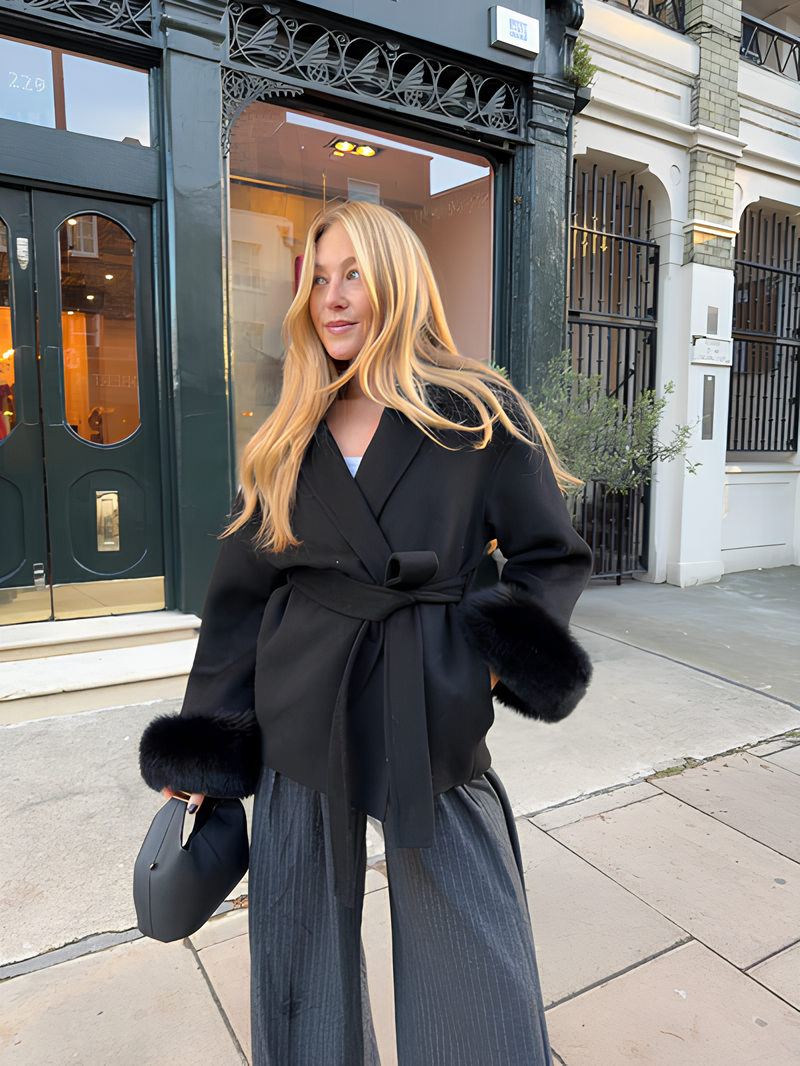 Fur-Cuff Jacket