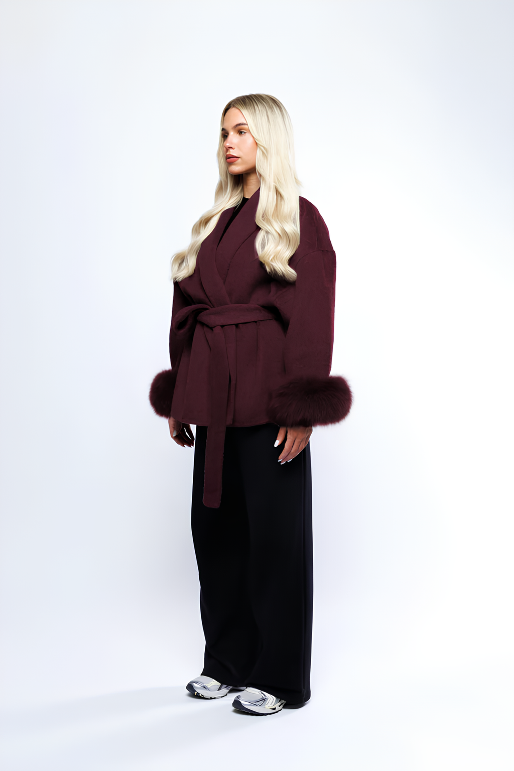 Fur-Cuff Jacket