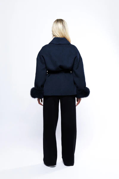 Fur-Cuff Jacket