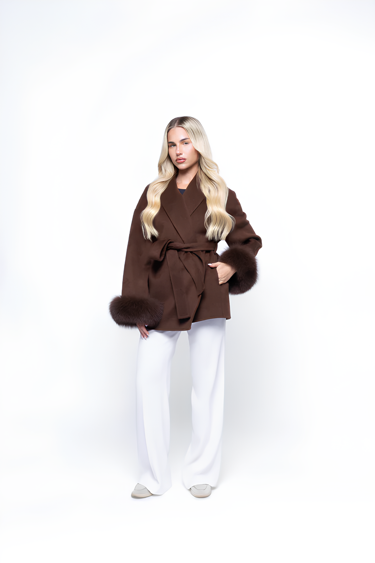 Fur-Cuff Jacket