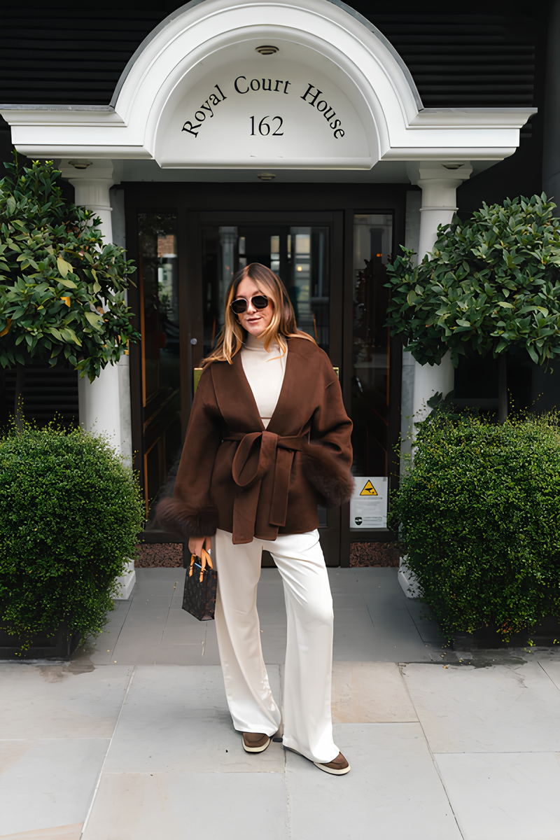 Fur-Cuff Jacket