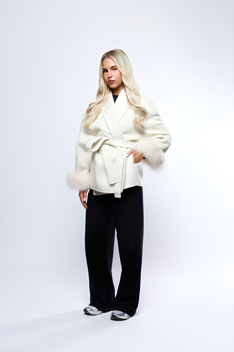 Fur-Cuff Jacket