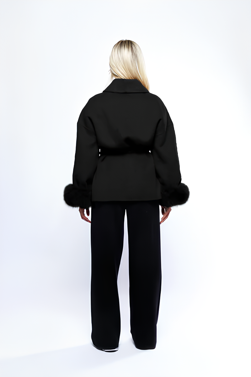 Fur-Cuff Jacket