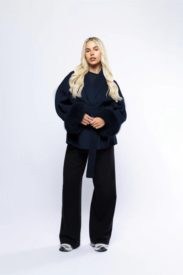 Fur-Cuff Jacket